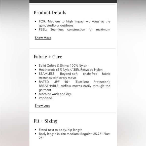 NWOT Athleta Momentum long sleeve seamless top - Picture 2 of 6